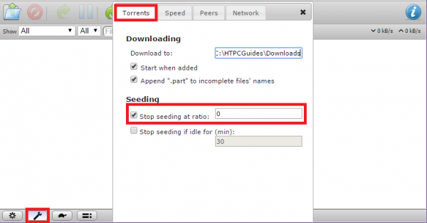 automatically stop seeding utorrent 1.8.7