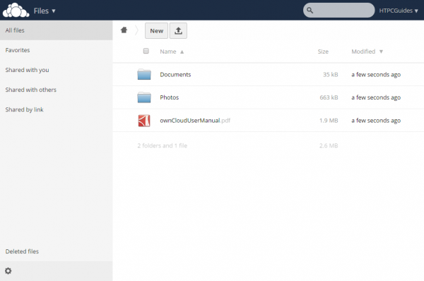 owncloud data directory