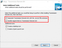 Transmission remote gui windows 10 настройка